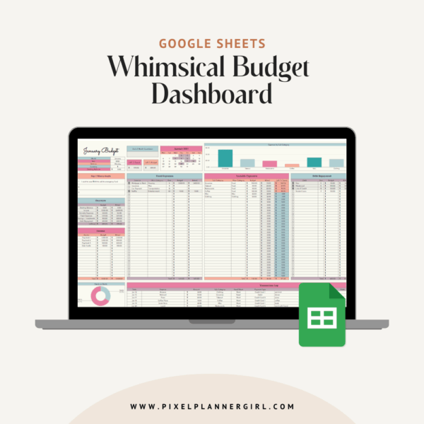 Whimsical Budget Dashboard