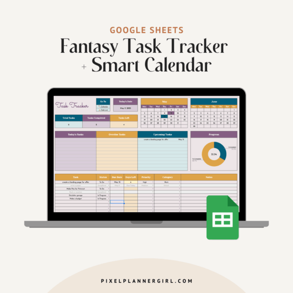 Fantasy Task Tracker + Smart Calendar